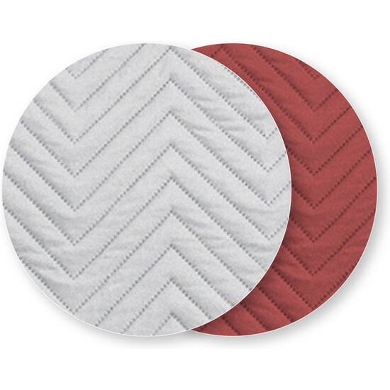 CUBRE SOFÁ DIAMOND 4 PLAZAS ROJO/GRIS image 2