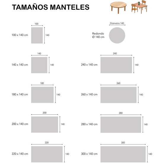 MANTEL RESINADO DANIELA BEIGE 180X140 CM image 3