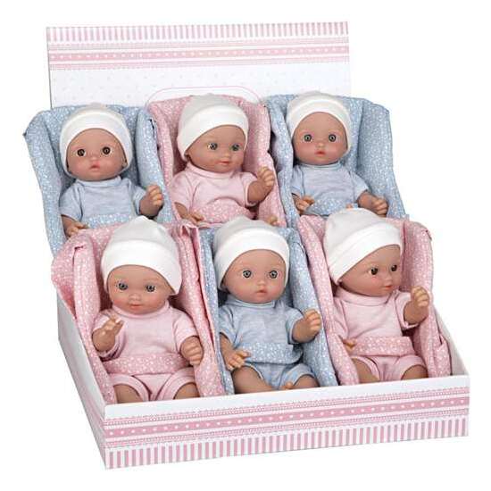 MUÑECA ELEGANCE CALIN  CON CUERPO DE VINILO Y PORTABEBE 26 CM - MODELOS SURTIDOS image 2