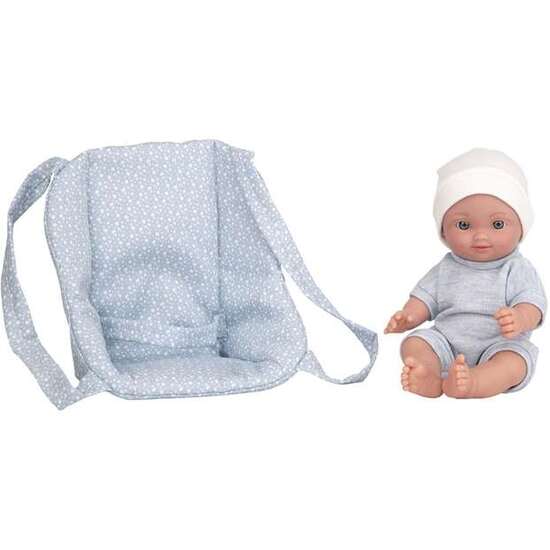MUÑECA ELEGANCE CALIN  CON CUERPO DE VINILO Y PORTABEBE 26 CM - MODELOS SURTIDOS image 4
