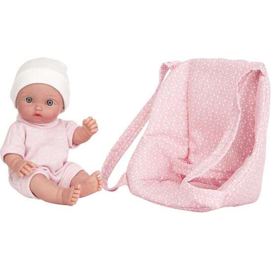MUÑECA ELEGANCE CALIN  CON CUERPO DE VINILO Y PORTABEBE 26 CM - MODELOS SURTIDOS image 5