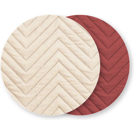CUBRE SOFÁ DIAMOND 2 PLAZAS XL BEIGE/MARRÓN image 2