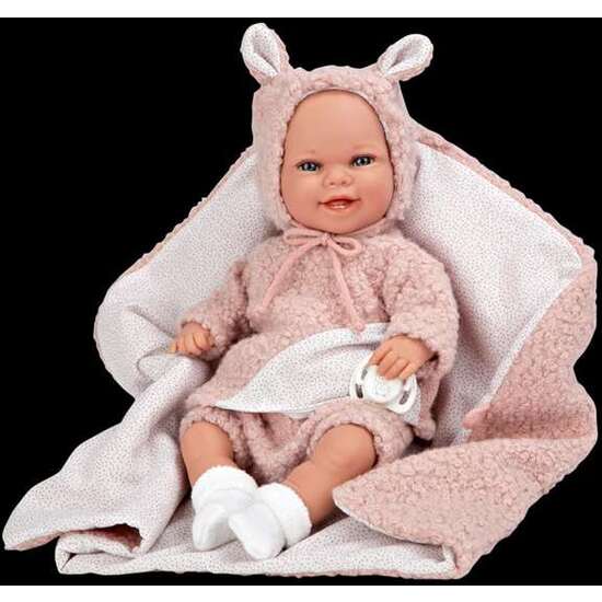 MUÑECA ELEGANCE BABYTO ROSA CON MANTA (MUÑECA DE PESO) 35 CM image 0