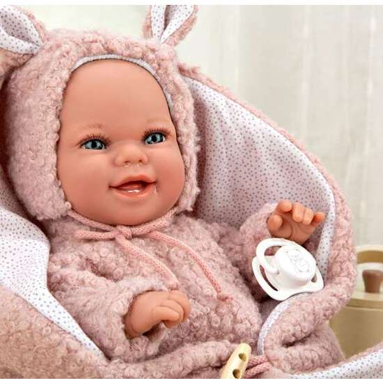 MUÑECA ELEGANCE BABYTO ROSA CON MANTA (MUÑECA DE PESO) 35 CM image 2
