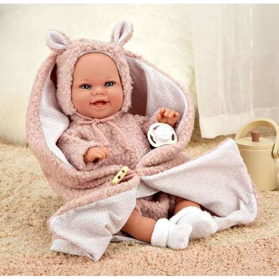 MUÑECA ELEGANCE BABYTO ROSA CON MANTA (MUÑECA DE PESO) 35 CM image 3