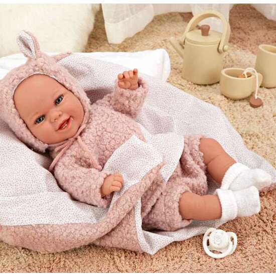 MUÑECA ELEGANCE BABYTO ROSA CON MANTA (MUÑECA DE PESO) 35 CM image 4