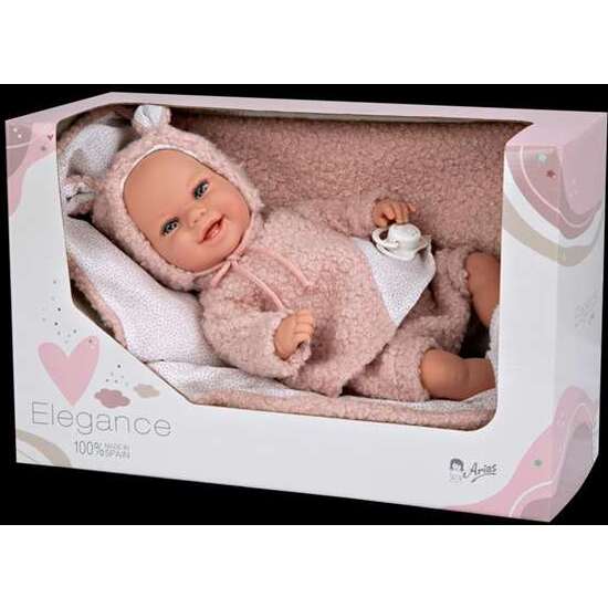 MUÑECA ELEGANCE BABYTO ROSA CON MANTA (MUÑECA DE PESO) 35 CM image 5