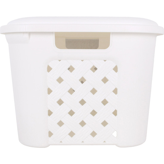 CESTA ROPA C/TAPA 23,6 L ARIANNA BLANCO image 2