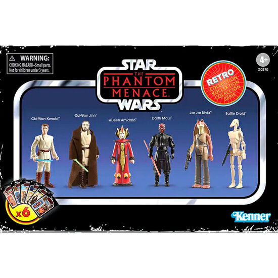 SET FIGURAS PHANTOM MENACE STAR WARS 9,5CM image 0