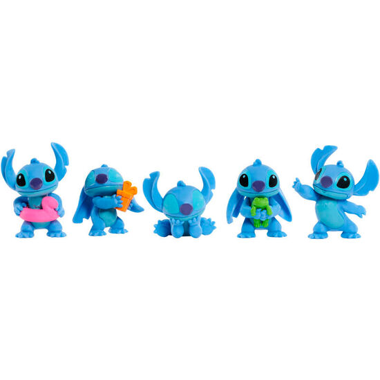 BLISTER 5 FIGURAS STITCH DISNEY image 0