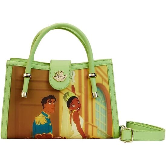 BOLSO BANDOLERA TIANA Y EL SAPO DISNEY LOUNGEFLY image 1