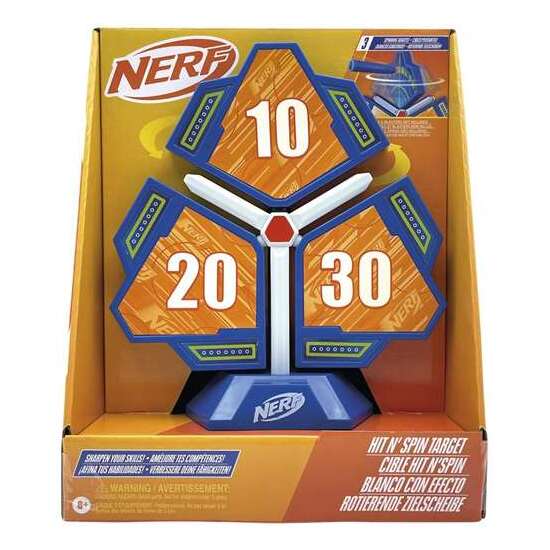 DIANA NERF ELITE HIT N SPIN TARGET. CON PANELES GIRATORIOS Y PUNTUACIONES DIFERENTES 18 X 10 X 22 CM image 0