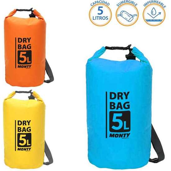 BOLSA IMPERMEABLE 5 LITROS (SUMERGIBLE) 18 X 36 CM - MODELOS SURTIDOS image 0