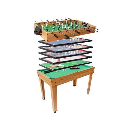 MESA MULTIJUEGOS MULTIJUEGOS 7 EN 1  MEDIDAS PRODUCTO 106,9 X 60,5 X 81 CM CAMPO DE JUEGO 106 X 58 image 0