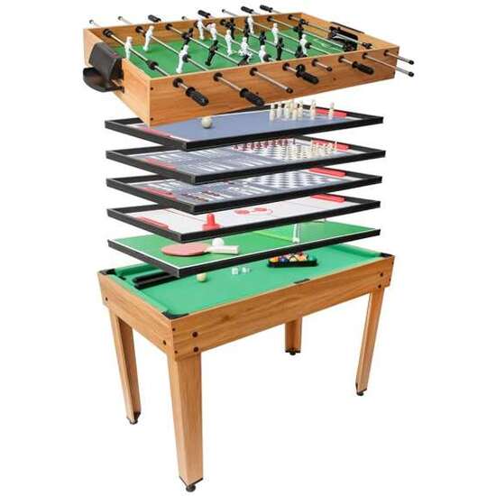 MESA MULTIJUEGOS MULTIJUEGOS 7 EN 1  MEDIDAS PRODUCTO 106,9 X 60,5 X 81 CM CAMPO DE JUEGO 106 X 58 image 1