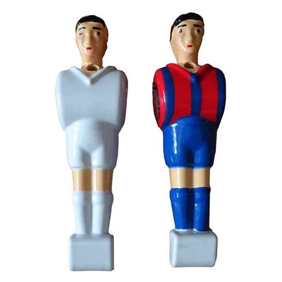 SET 22 JUGADORES METAL CLASICO BARCELONA - REAL MADRID image 0
