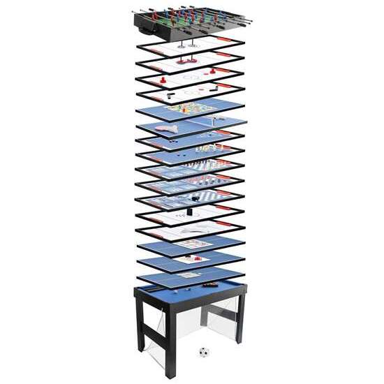 MESA MULTIJUEGOS MULTIJUEGOS 20 EN 1 MEDIDAS PRODUCTO 106 X 60,5 X 81 CM CAMPO DE JUEGO 106 X 58 image 1