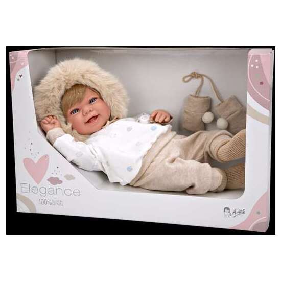 MUÑECA ELEGANCE ZOE CON MANOPLAS (MUÑECO DE PESO) 45 CM image 1