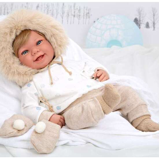 MUÑECA ELEGANCE ZOE CON MANOPLAS (MUÑECO DE PESO) 45 CM image 3