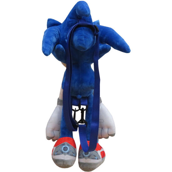 MOCHILA PELUCHE SONIC THE HEDGEHOG 40CM image 1