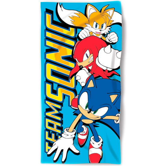 TOALLA SONIC THE HEDGEHOG ALGODON image 0