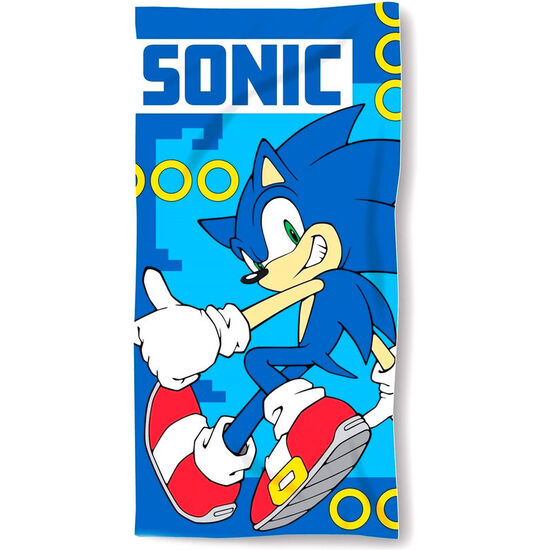 TOALLA SONIC THE HEDGEHOG ALGODON image 0