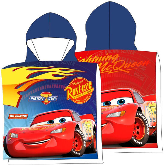 PONCHO TOALLA CARS DISNEY MICROFIBRA image 0