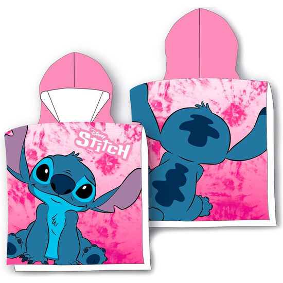 PONCHO TOALLA STITCH DISNEY MICROFIBRA image 0