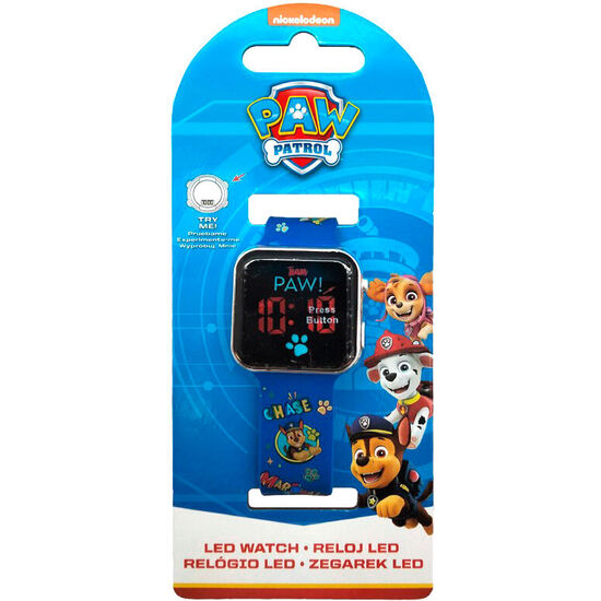 RELOJ LED PATRULLA CANINA PAW PATROL image 0