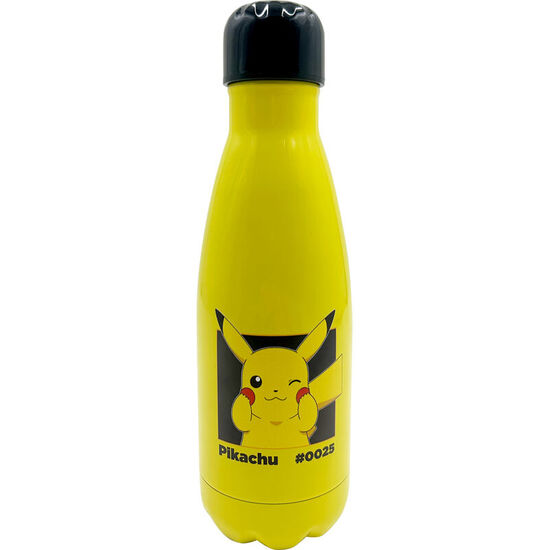 BOTELLA ACERO INOXIDABLE PIKACHU POKEMON 500ML image 0