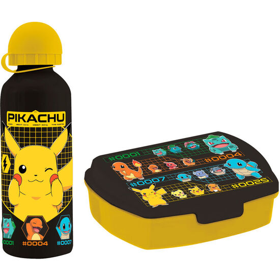 SANDWICHERA + CANTIMPLORA ALUMINIO POKEMON 500ML image 1