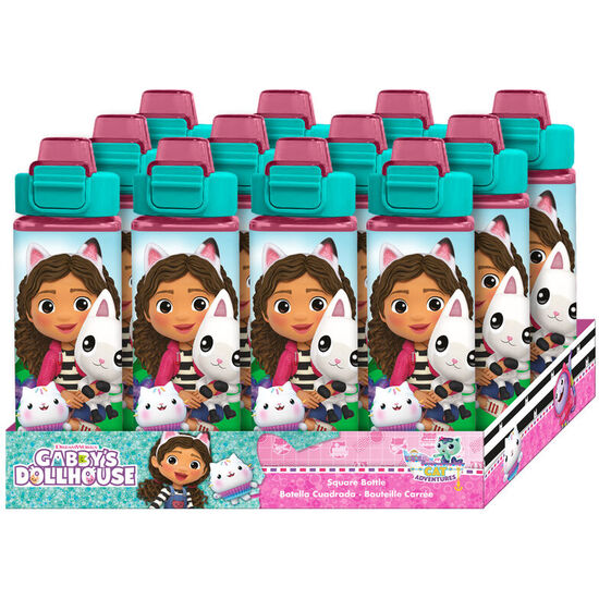 CANTIMPLORA CUADRADA LA CASA DE MUÑECAS DE GABBY 500ML image 1