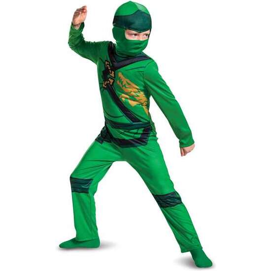 DISFRAZ LEGO NINJAGO LLOYD LUJO T. 4-6 AÑOS image 0