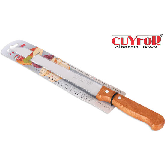 CUCHILLO PAN 33CM CUYFOR NATURA image 0