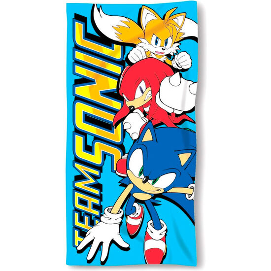 TOALLA SONIC THE HEDGEHOG MICROFIBRA image 0
