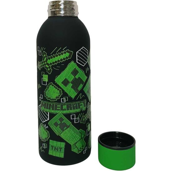 BOTELLA ACERO INOXIDABLE MINECRAFT 500ML image 1
