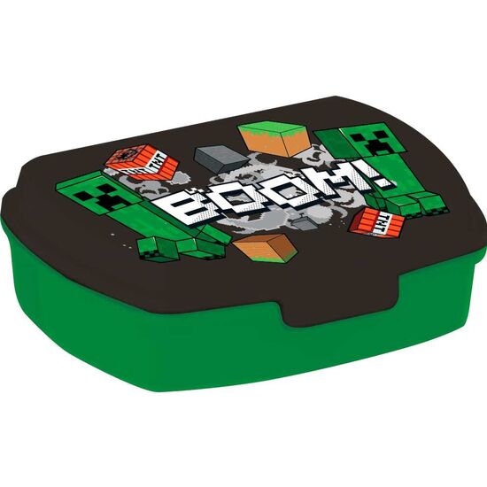 SANDWICHERA + CANTIMPLORA ALUMINIO MINECRAFT 500ML image 3