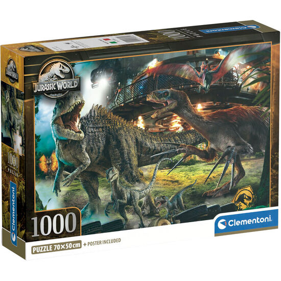 PUZZLE JURASIC WORLD 1000PCS image 0