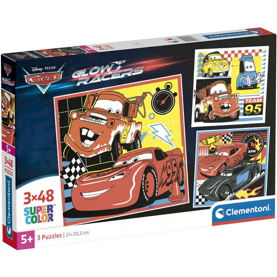 PUZZLE CARS DISNEY 3X48PZS image 0
