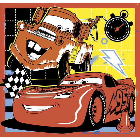 PUZZLE CARS DISNEY 3X48PZS image 1