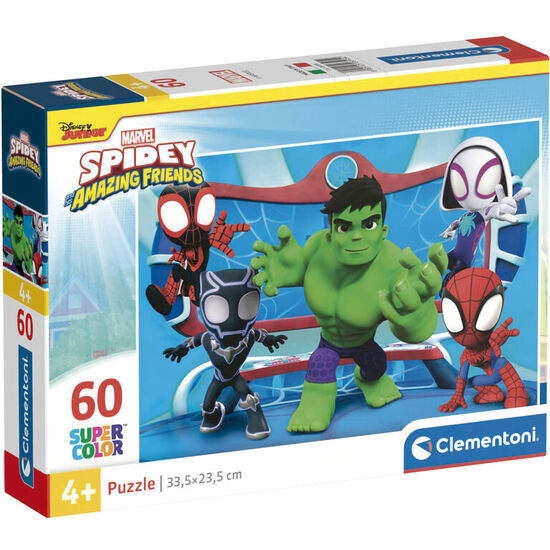 PUZZLE SPIDEY AND HIS AMAZING FRIENDS MARVEL 60PZS image 0