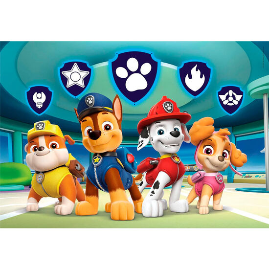 PUZZLE GLOWING PATRULLA CANINA PAW PATROL 104PZS image 1