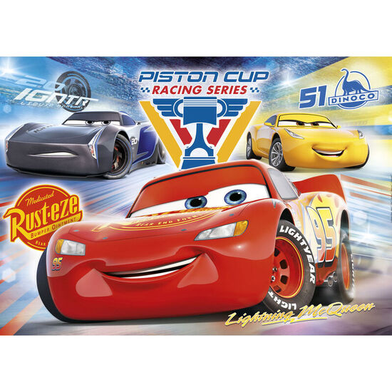 PUZZLE CARS 3 DISNEY 104PZS image 0