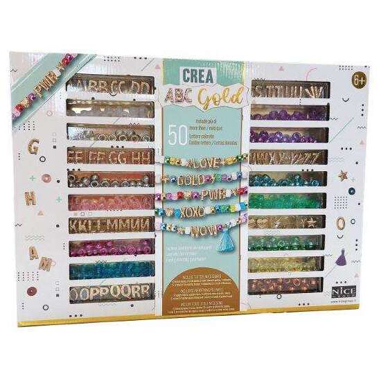 SET PERLAS PRECIOUS GOLD PARA CREAR TUS PROPIAS PULSERAS 33X24X3 CM image 2