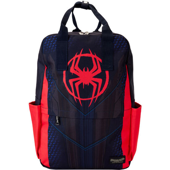MOCHILA NYLON TRAJE MILES MORALES SPIDER-VERSE MARVEL LOUNGEFLY 43CM image 0