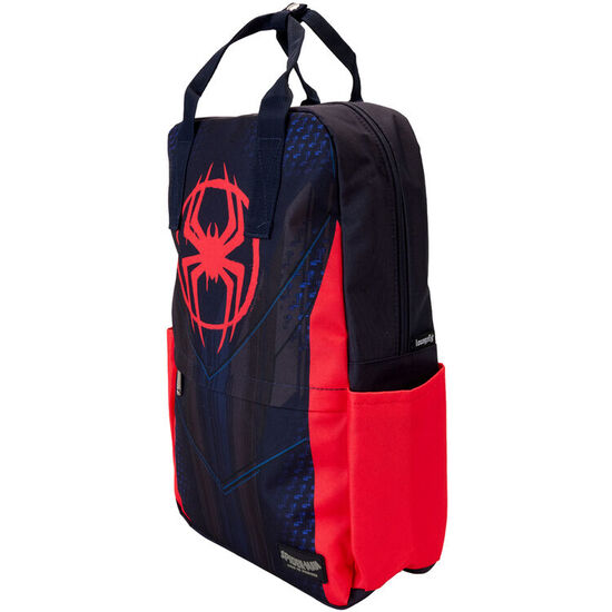 MOCHILA NYLON TRAJE MILES MORALES SPIDER-VERSE MARVEL LOUNGEFLY 43CM image 1