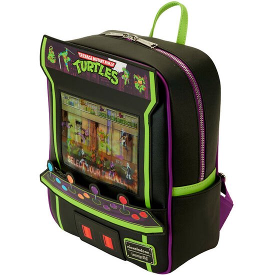 MOCHILA VINTAGE ARCADE 40TH ANNIVERSARY TORTUGAS NINJA LOUNGEFLY image 3