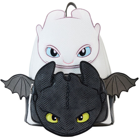 MOCHILA FURIA LUMINOSA & FURIA NOCTURNA COMO ENTRENAR A TU DRAGON LOUNGEFLY 26CM image 0