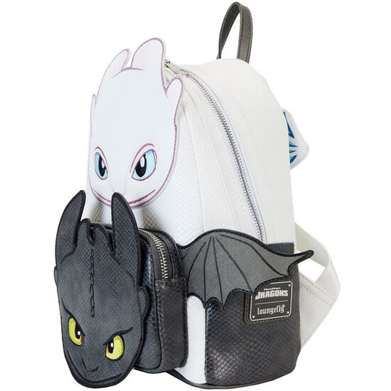 MOCHILA FURIA LUMINOSA & FURIA NOCTURNA COMO ENTRENAR A TU DRAGON LOUNGEFLY 26CM image 1
