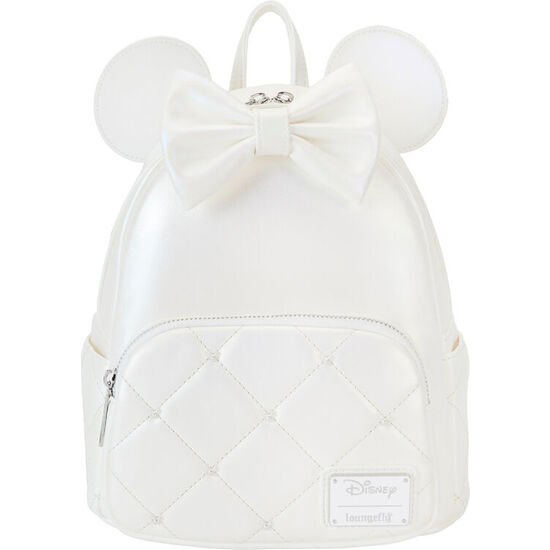 MOCHILA IRIDESCENT WEDDING MINNIE MOUSE DISNEY LOUNGEFLY 26CM image 0
